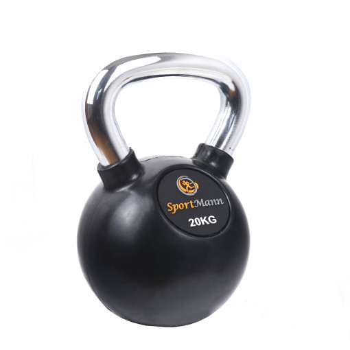 Gantera Kettlebell cauciucata 20kg Sportmann