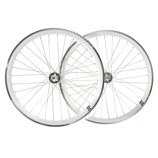 Set Roti Single Speed/Fixie SXT 700-32H 40 mm Alb