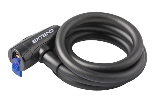Antifurt cu Cheie EXTEND CIRCON 15*1800 mm Negru