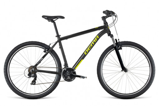 Bicicleta 27.5" DEMA P1 dark gray-lime 19" 3 x 8 v