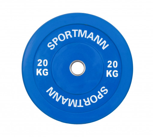Disc Greutate Cauciuc SPORTMANN - 20 kg / 51 mm