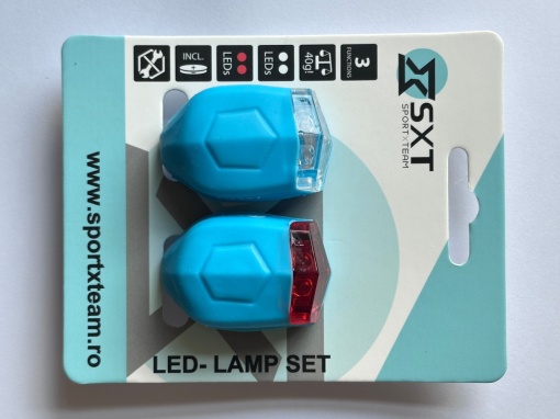 Set Flash cu Baterii SXT (Silicone) Albastru