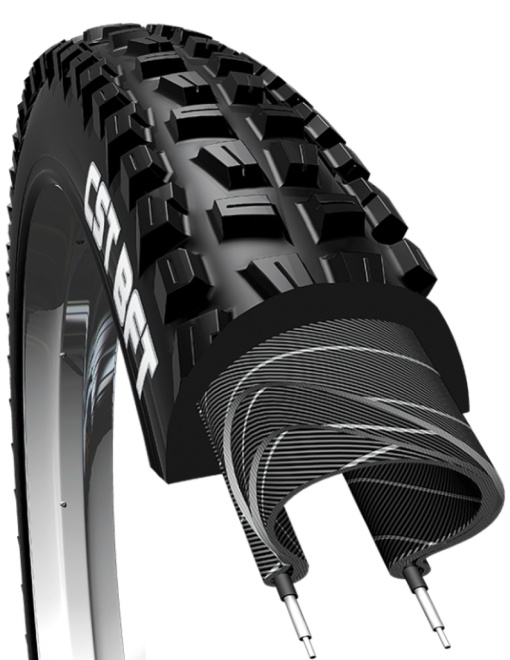 Anvelopa CST 20x4.00 (100-406) Negru BFT C1752 Rigid