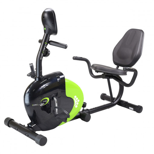 Bicicleta Magnetica Recumbent HMS R9259 PLUS, negru-verde