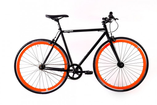 Bicicleta Single speed SXT MERCURIS 97 Black - Orange M - 550 mm