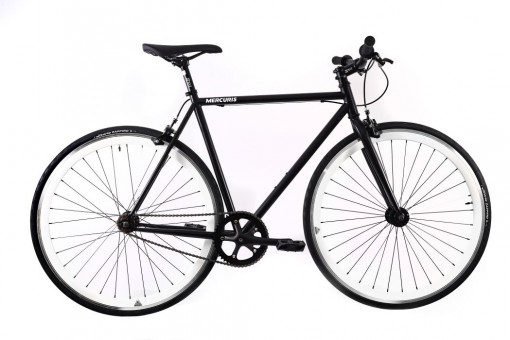 Bicicleta Single speed SXT MERCURIS 97 Black - White M - 550 mm