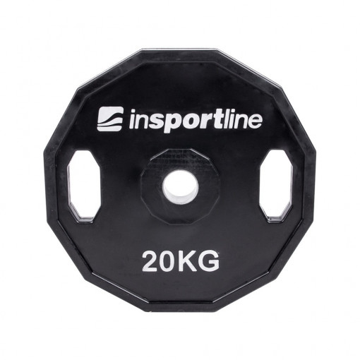 Greutate cauciucata olimpica inSPORTline Ruberton 20kg