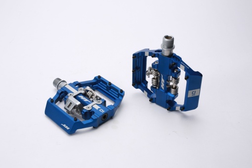 Pedale Duble HT D1 Albastru Royal