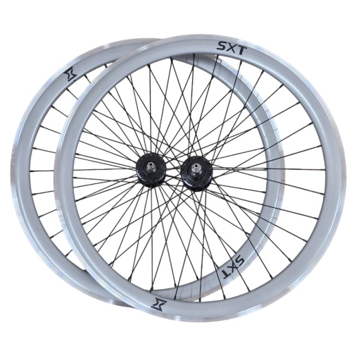 Set Roti SXT Single Speed/Fixie 700-32H 40 mm Siver