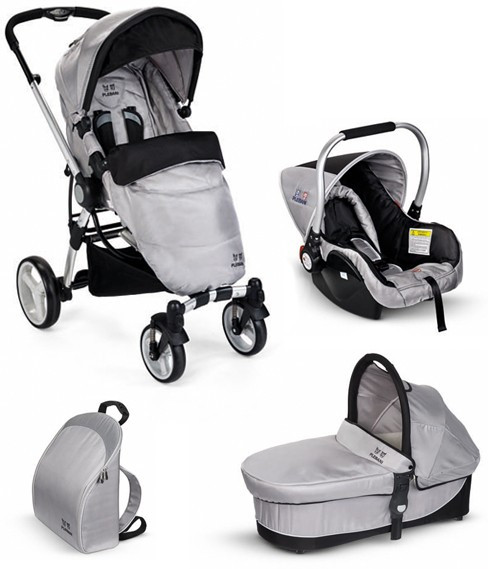 Carucior 3in1 P4 Trio-argintiu