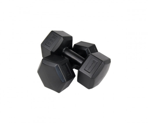 Gantere PVC cu ciment 2x5kg Sportmann