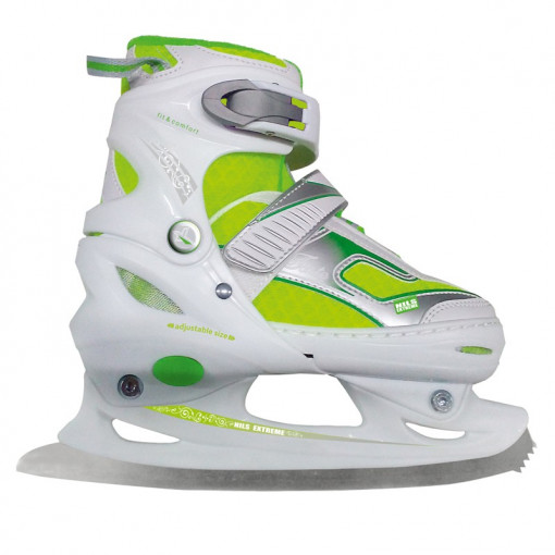 Patine reglabile Nils NF701A-alb/verde