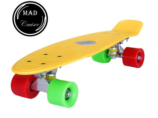 Penny board Mad Cruiser Original-galben
