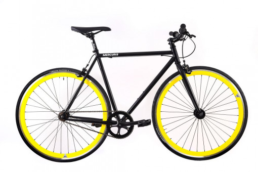Bicicleta Single speed SXT MERCURIS 97 Black - Yellow M - 550 mm