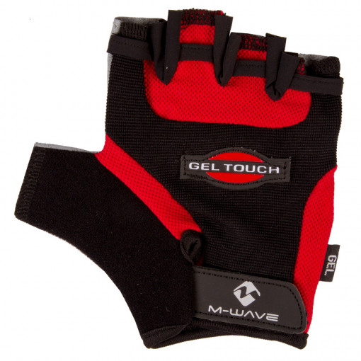 Manusi Ciclism M-WAVE XL (Rosu/Negru)