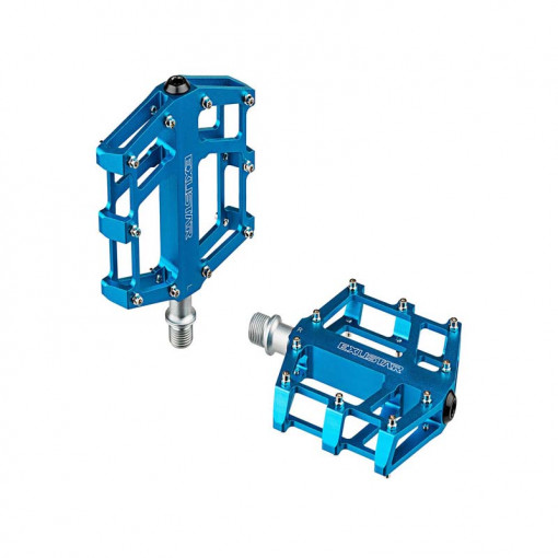 Pedale Aluminiu BMX EXUSTAR E-PB525-Albastru
