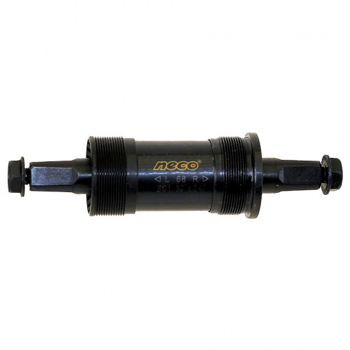 Monobloc Pedalier NECO 119/26,5 mm Negru Cupe Metal/Plastic