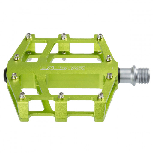 Pedale Aluminiu BMX EXUSTAR E-PB525-Verde