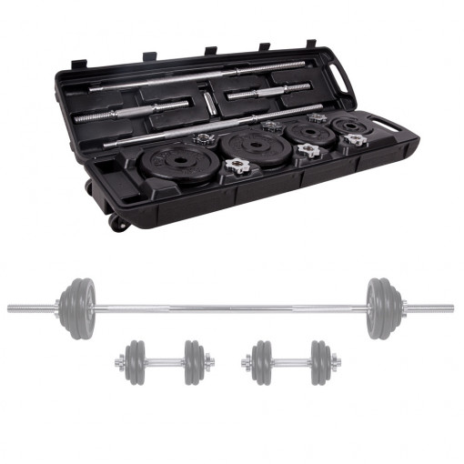 Set gantere inSPORTline 50 kg