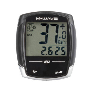 Bike Computer M-WAVE "M12" 12 Functii