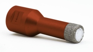 Carota diamantata pt. gresie portelanata & piatra - diam. 12mm -cu ceara- Profesional Standard - DXDY.REDrill.12