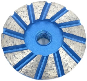 Cupa diamantata Turbo - Granit / Piatra / Marmura 75xM14 Premium - DXDH.4817.075-M14 - Img 3