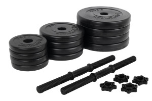 Gantere PVC cu ciment 2x10kg Sportmann - Img 3