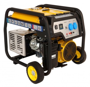 Generator de curent monofazat Stager FD 9500E, open-frame 7kW, benzina, pornire electrica - Img 5