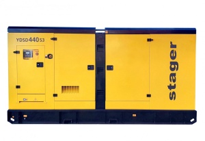 Generator insonorizat Stager YDSD440S3, diesel, trifazat 320kW, 577A, 1500rpm - Img 2