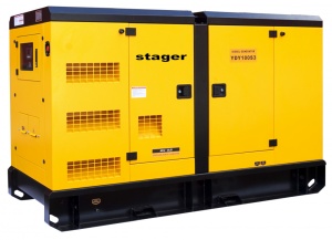 Generator insonorizat Stager YDY100S3, diesel, trifazat 90kVA, 130A, 1500rpm - Img 6