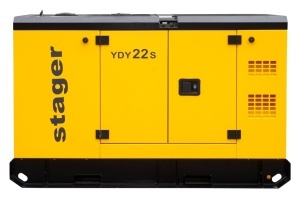 Generator insonorizat Stager YDY22S, diesel, monofazat 20kVA, 87A, 1500rpm - Img 9