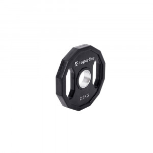 Greutate cauciucata olimpica inSPORTline Ruberton 1.25kg - Img 2