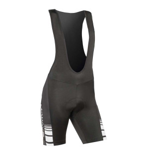 Pantaloni Scurti cu Bretele M-Wave,Negru/Alb , XL - Img 1