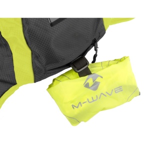 Rucsac M-WAVE "BP BACK" Galben Neon/Negru - Img 3
