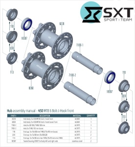 Set Butuci Boost SXT180-R97 -32H -Albastru - Img 5