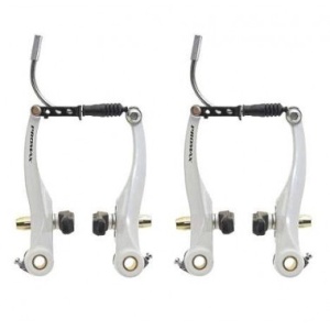 Set V-Brake Aluminiu Promax ( F+R ) Alb