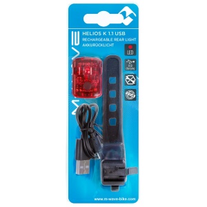 Stop Spate cu Acumulator M-WAVE "Helios K 1.1 USB SL" - Img 2