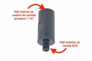 Adaptor carote M16 pentru utilizare la masini cu prindere SDS-MAX - DXDY.0117.SDS-MAX - Img 4