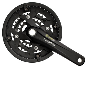 Angrenaj Pedalier SHIMANO ALIVIO 3 x 9 Octalink 22-32-44T 170 mm - Img 2