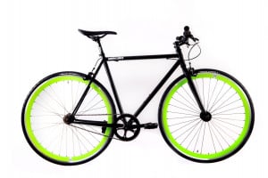 Bicicleta Single speed SXT MERCURIS 97 Black - Green L - 580 mm - Img 1