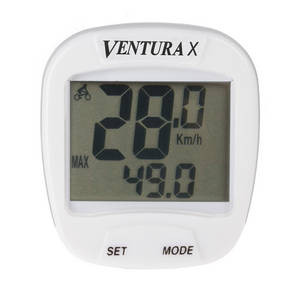 Bike Computer VENTURA "X" 10 Functii Alb