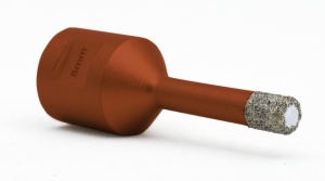 Carota diamantata pt. gresie portelanata & piatra - diam. 6mm -cu ceara- Profesional Standard - DXDY.REDrill.06