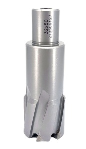 Carota pt. otel din carbura de tungsten, ⌀ 32mm, h=50mm, cu prindere Weldon - DXDY.P-TCT-50.32.W - Img 2