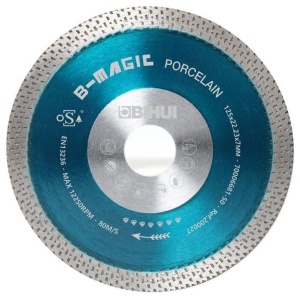 Disc Diamantat pt. Portelan dur, Placi ceramice 125x22.2 (mm) Super Premium - BIHUI-DCDW125 - Img 2