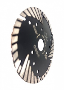 Disc diamantat TURBO Premium pentru Granit, Marmura, Piatra 125x22,2 (mm) - Triangle Protect - DXDY.2287.125 - Img 4