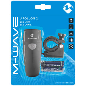 Far cu Baterii M-WAVE APOLLON 2 Negru 1Watt - Img 2