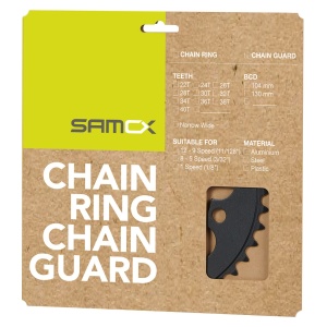 Foaie Angrenaj SAMOX PD-R4-A-NW 38T BCD 104 mm Aluminiu- Narrow Wide - Img 2