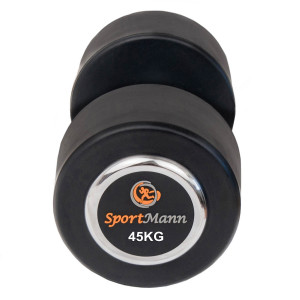 Gantera cauciucata Sportmann Deluxe 45 kg - Img 2