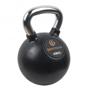 Gantera Kettlebell cauciucata 40kg Sportmann - Img 2