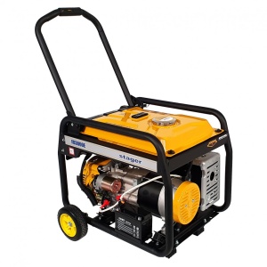 Generator de curent monofazat Stager FD 3000E, open-frame 2.5kW, benzina, pornire electrica